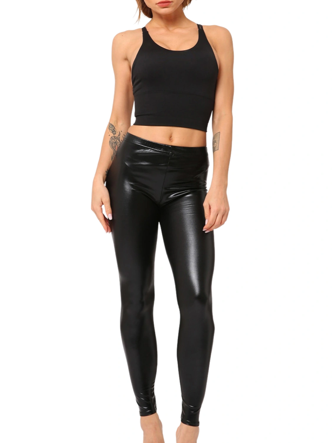 Women's Tight Pants, Mid-Rise Ankle-Length Female Tight Trousers