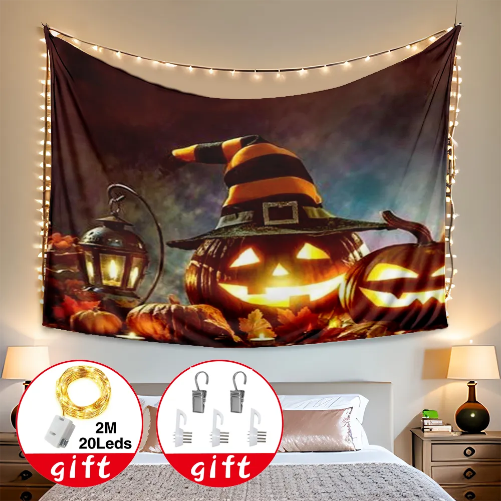 Halloween Decorative Tapestry, Cauldron Tapestry, for Bedroom Living Room Dorm Holiday Party,#347