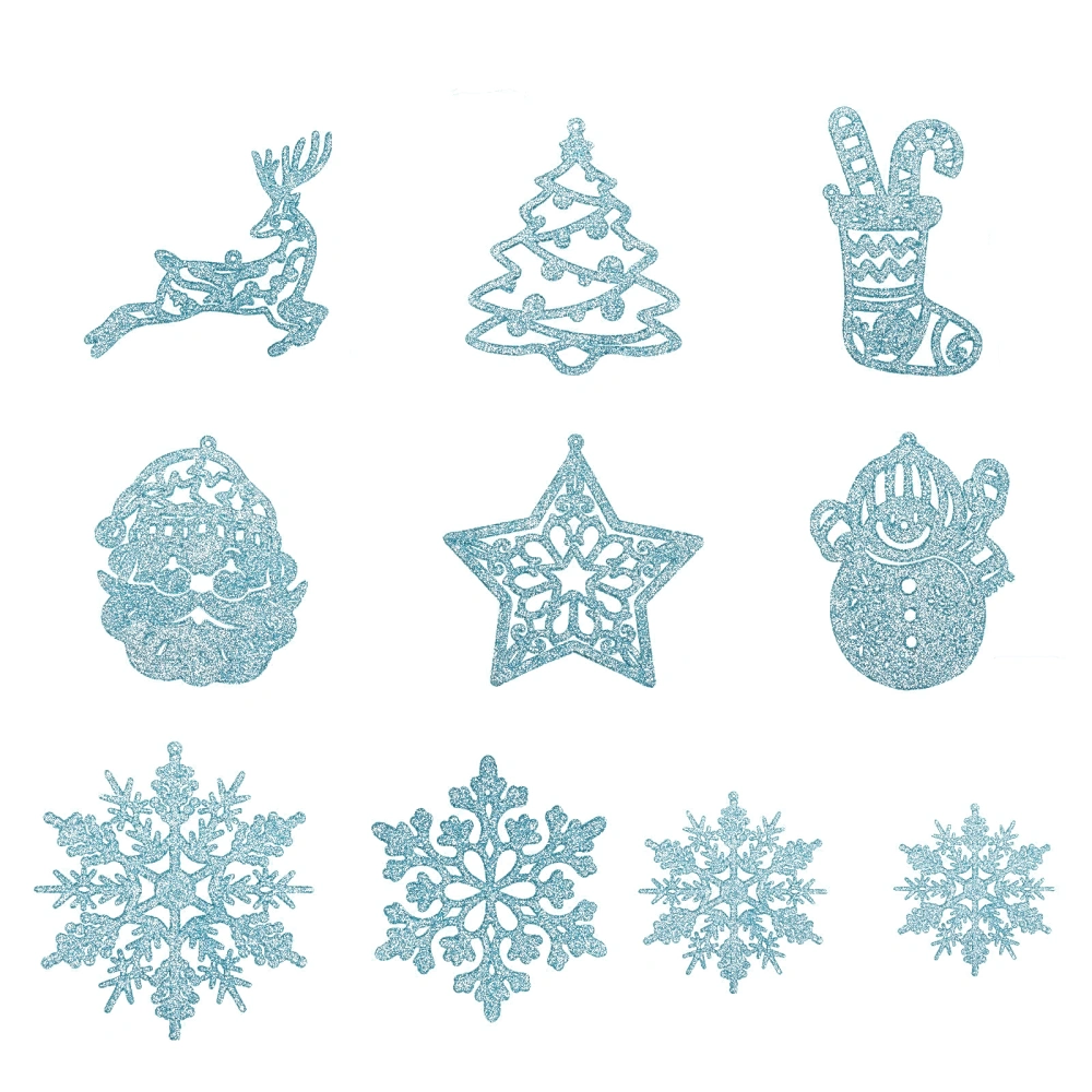 Snowflake Hanging Ornaments Christmas Tree Decorations Accessories