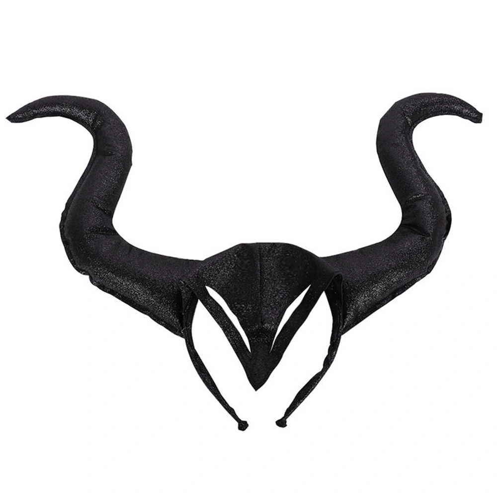 Halloween Cosplay Horn Headband, Party Gothic Demon Horns Headpiece