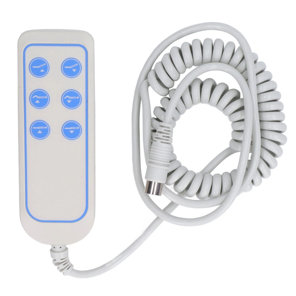 Lifting Bed Controller Electric PVC IP66 Wear Resistant Lift Chair Hand Control for Hospital (8 Pin)