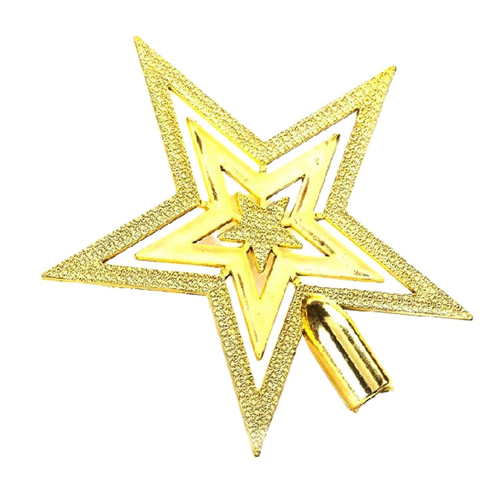 Christmas Ornament Sparkle Star Glittering Christmas Tree Topper