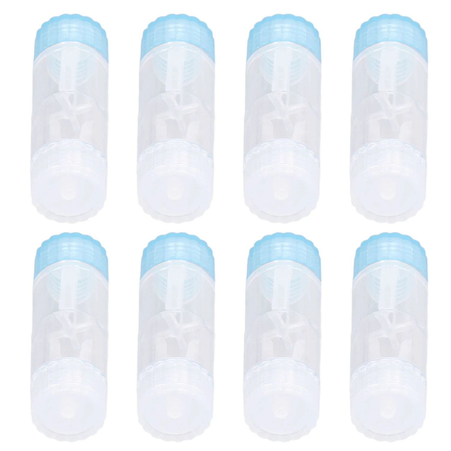 12PCS Contact Lens Case Transparent Portable ABS Contact Lens Box for Teen Travel Outdoor Daily Use