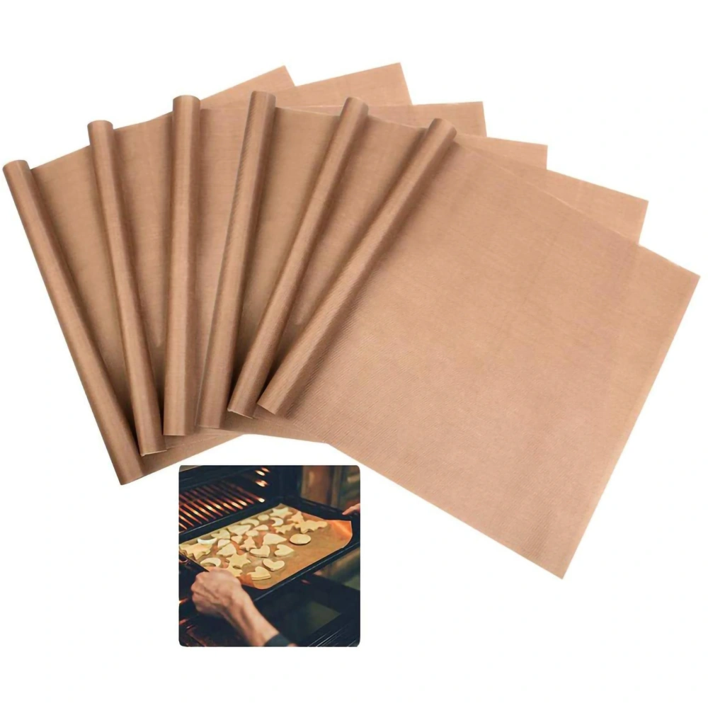 Brown Heat Resistant Baking Paper Non Stick Oiled Paper Kitchen Oven Paper For dessert Shop40x50 cm / 15.8x19.7 in