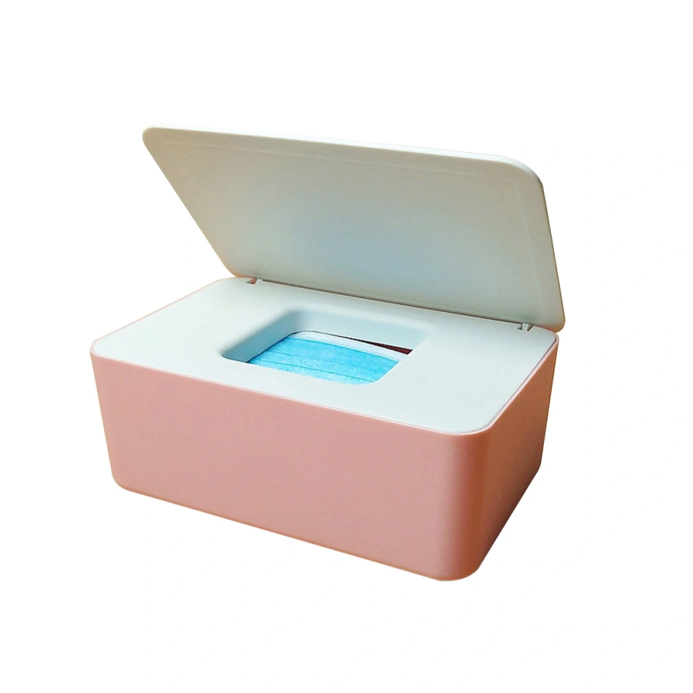 Wet Wipes Dispenser with Lid, Dust-proof Disposable Mask Storage Box