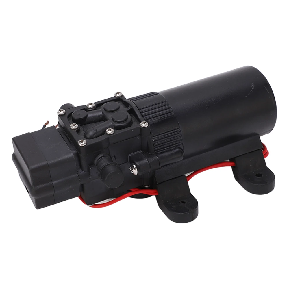 Micro DC Boost Pump 0.7GPM 70PSI Self Priming Diaphragm Pump Copper Motor Spray Water Pump 24V 1.5A 36W