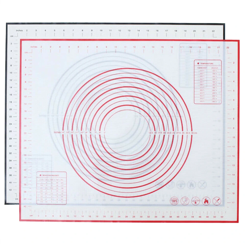 Oversize Non-Stick Cooking Mat, Rotating Measuring Kneading Pad