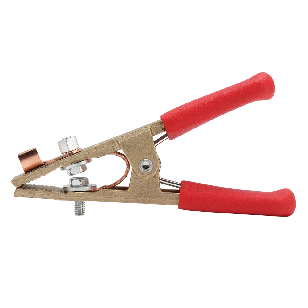 Welding Ground Clamp 300A A Type Earth Clip Firm Clamping Fixing Holding Tool for Welder Red Cover