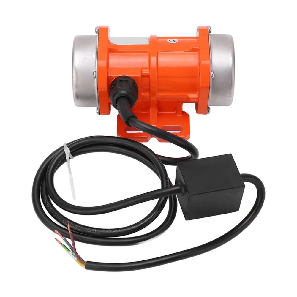 Concrete Vibrator Motor 3600RPM Maximum Speed IP66 Waterproof Aluminum Alloy Shell Single Phase Micro Vibrating Motor 30W 0.26A (20KG Vibration Force)