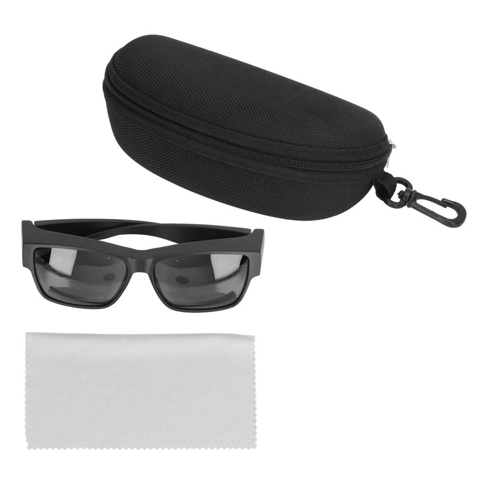 Oversized Sunglasses Fit Over Glasses PC Non Slip UV Protection Sun Glasses Black