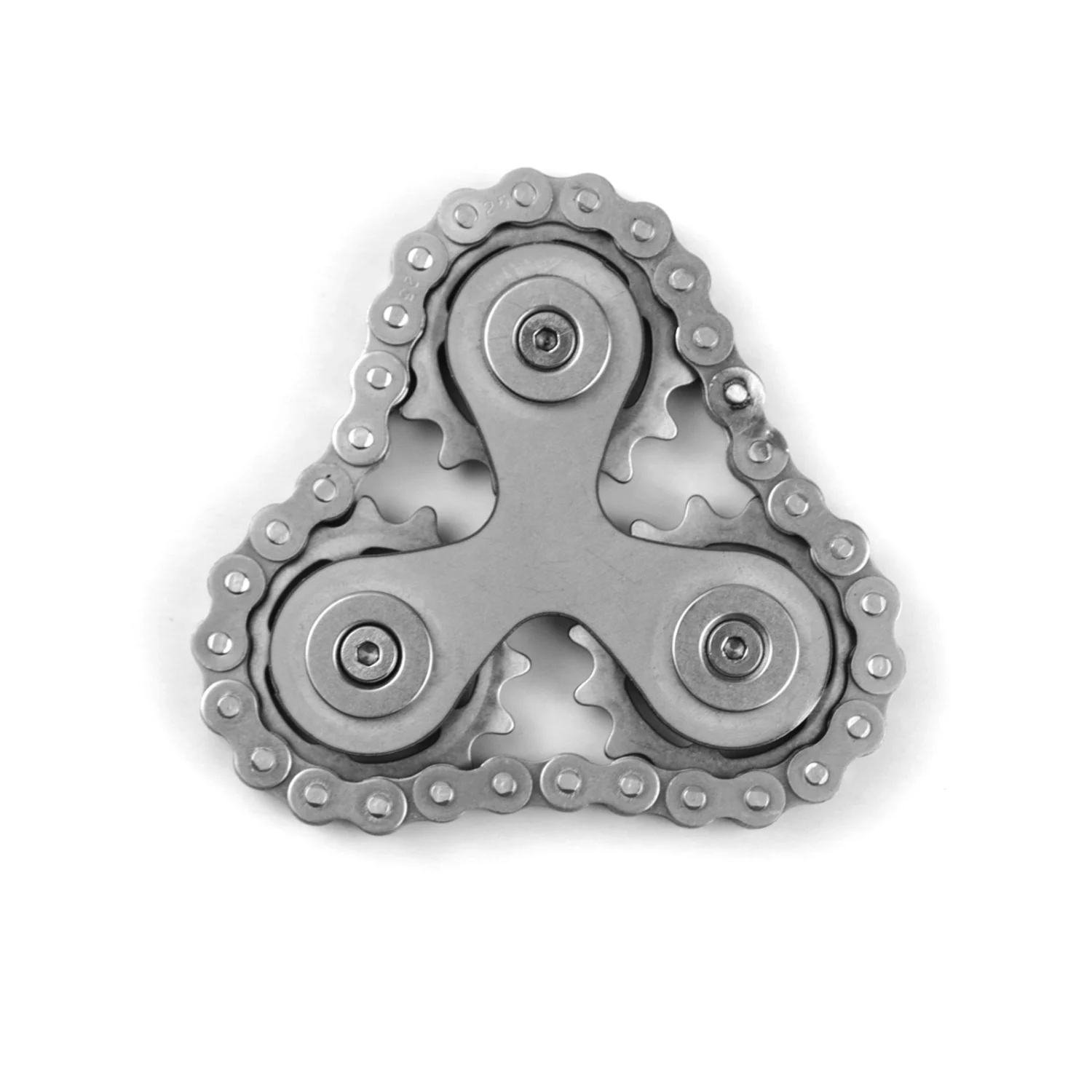 Stainless Steel Fidget Spinners Stress Relief EDC Metal Gyro Toy