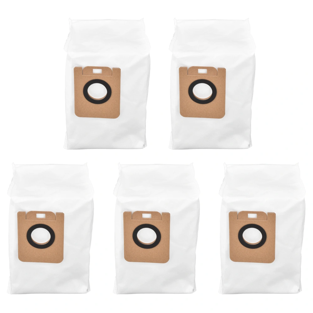 5Pcs Vacuum Cleaner Dust Bag Sweeping Robot Dust Collection Bag for Dreame Bot Z10 Pro L10 Plus