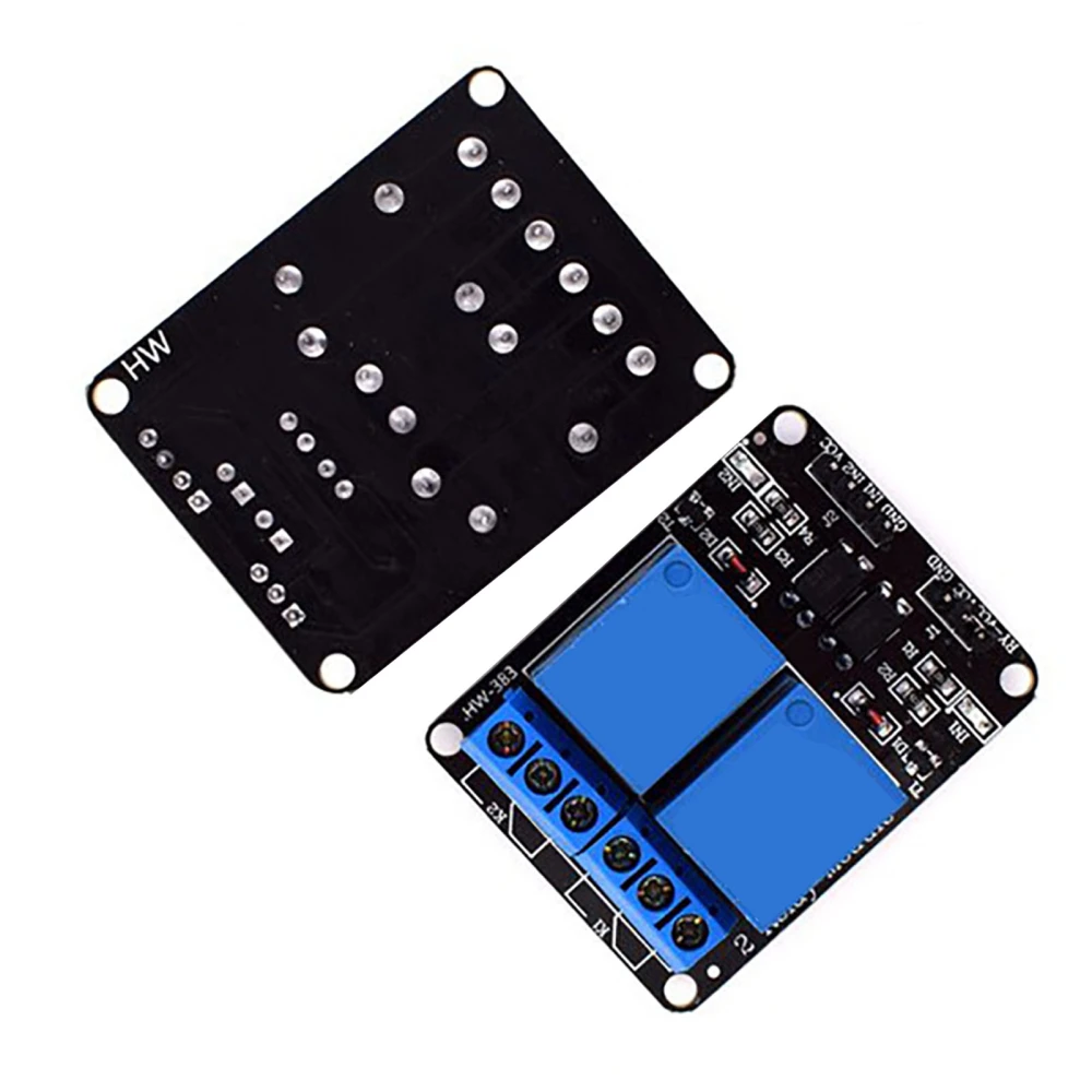 2 Channel Relay Module Optocoupler Protection Expansion SCM Development Board Accessories 5V