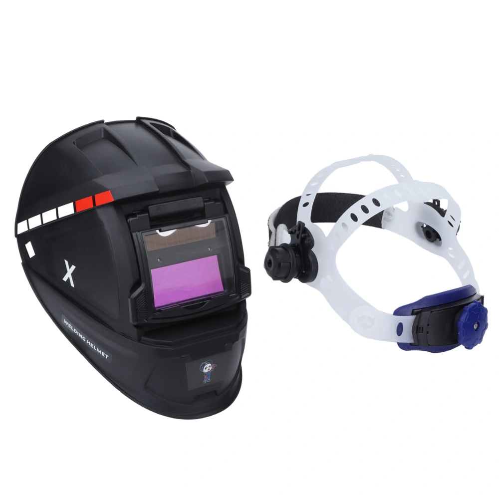 Flip Up Welding Helmet Auto Darkening Clamshell Lift Front Head Protection Insulated Hood