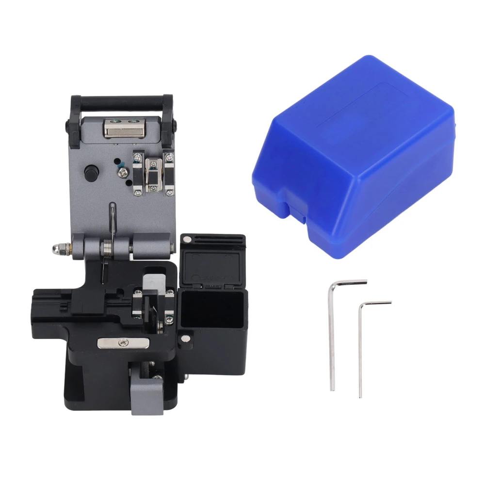 Fiber Cleaver Cold Connection Hot Melting High Accuracy Cutter Cutting Tool with Waste Box