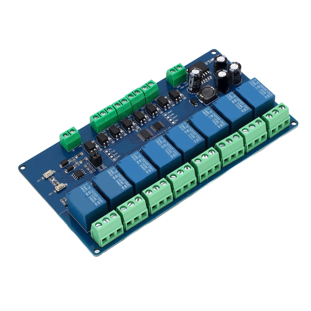 8 Channel Relay Module 8 Way Input Output Excellent Manufacturing Relay Module DC7‑24V