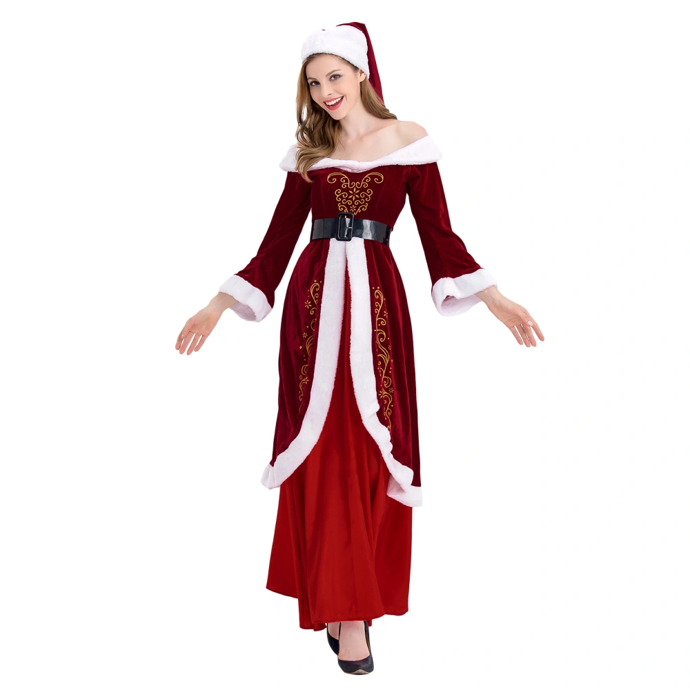 Women's Christmas Costume, Long Sleeve Cosplay Suit for Party