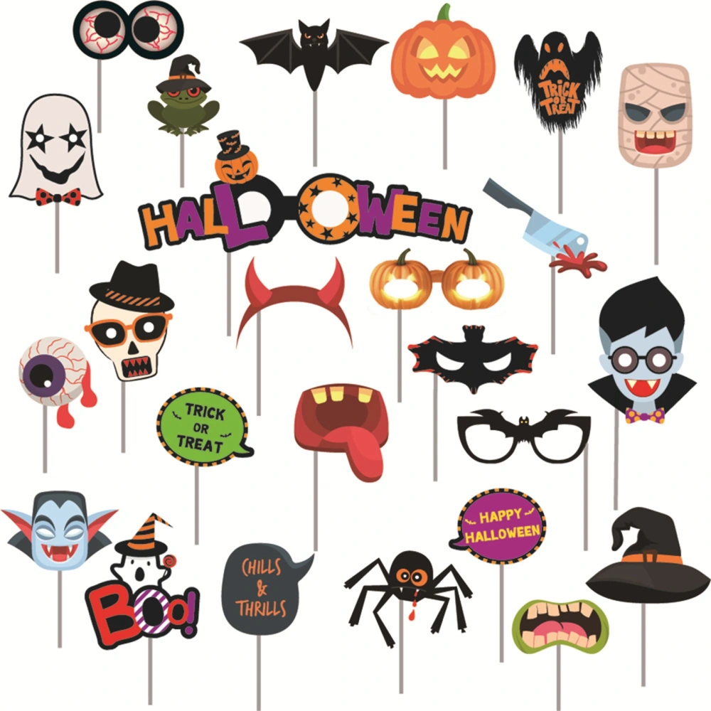 Happy Halloween Banner Scary Halloween Bunting Plastic Garland