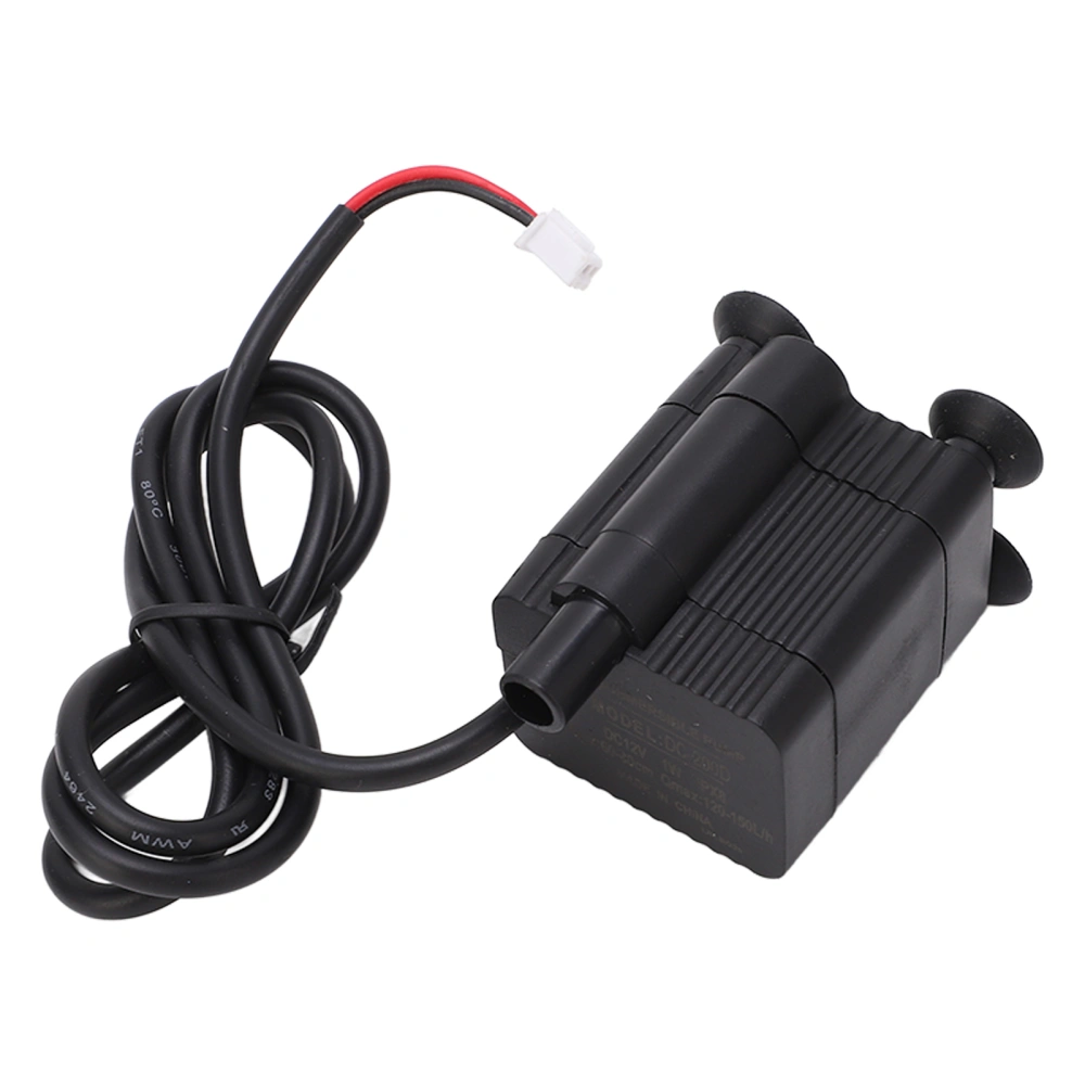 Brushless Micro Water Pump Red Copper Coil Quiet Mini Booster Water Pump for Fish Tank DC12V