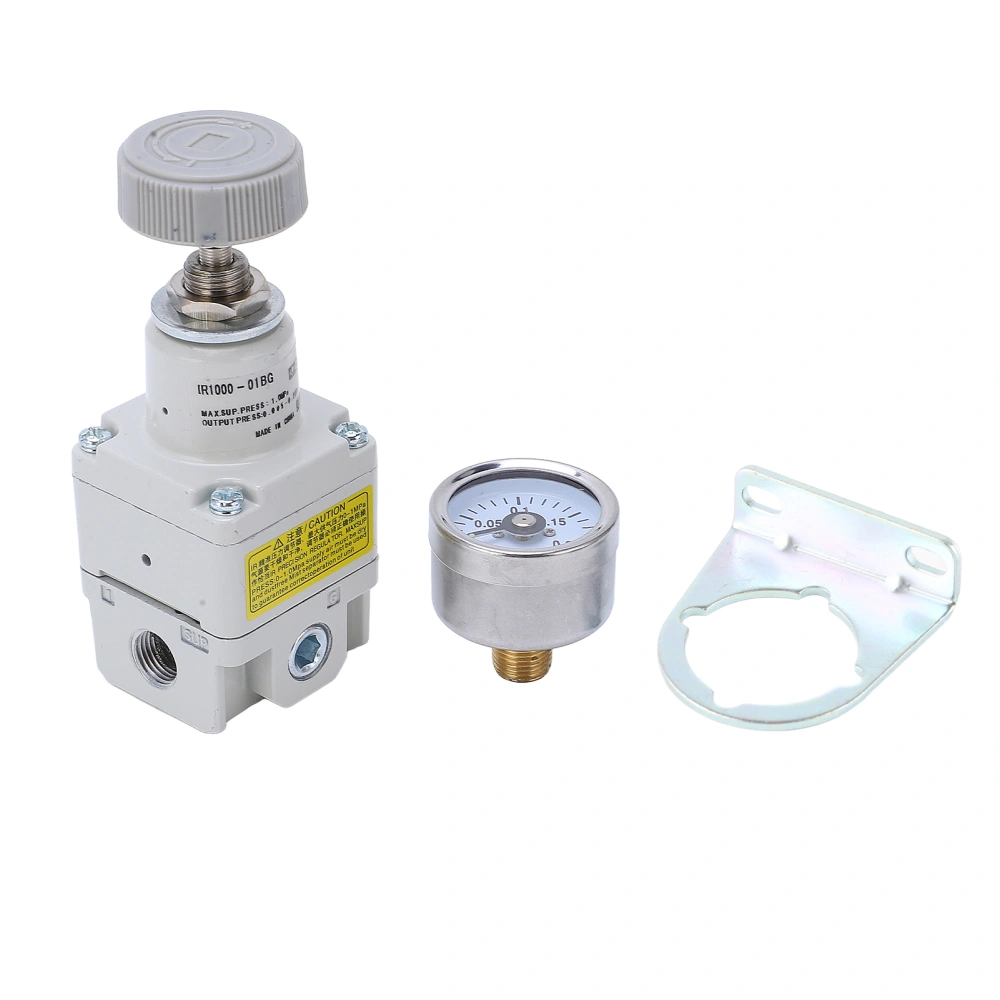 Compressed Air Regulator Pneumatic with Gauge Accurate Pressure Reducing Valve SMC Type