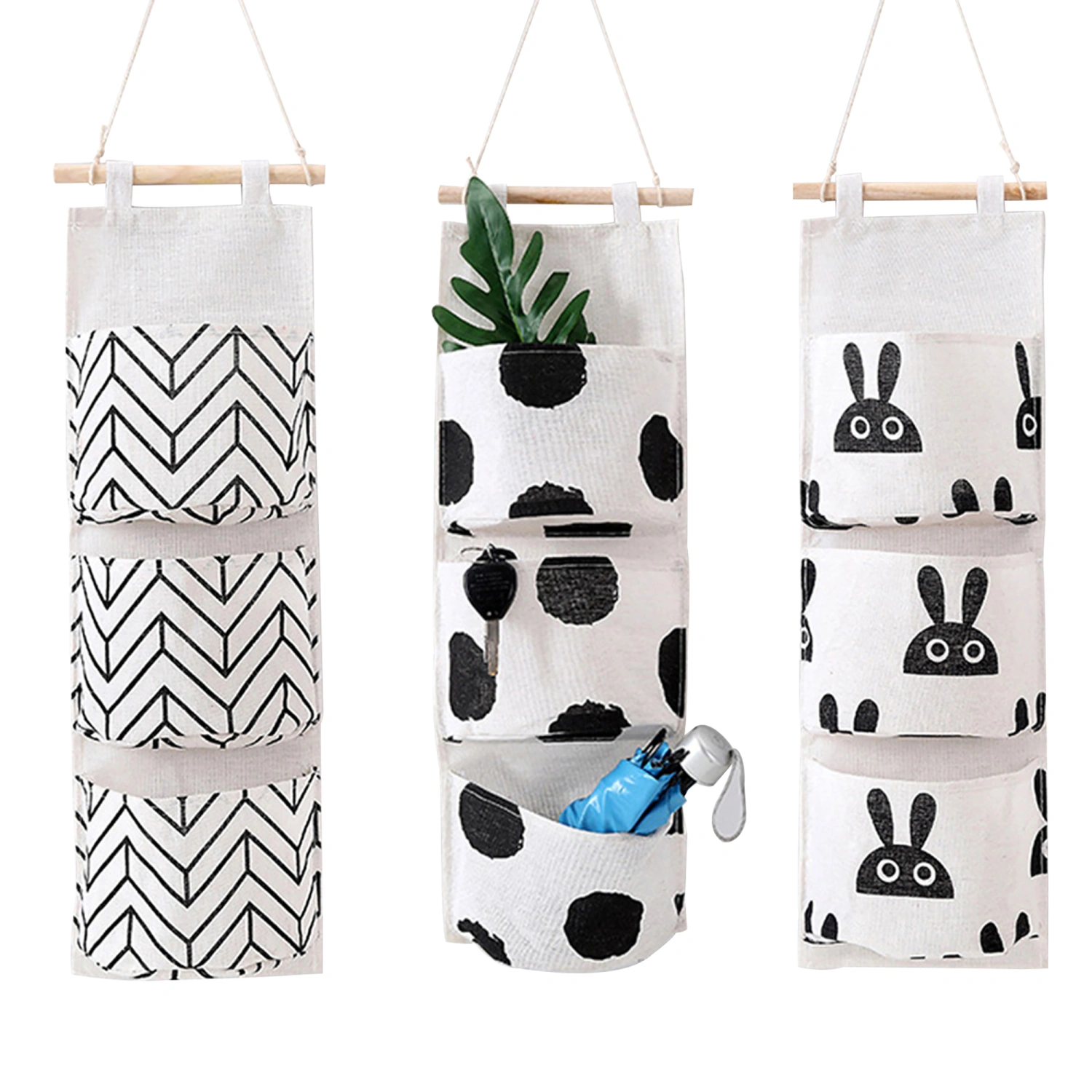 Wall Hanging Storage Bag, Over The Door Organizer for Home Bedroom