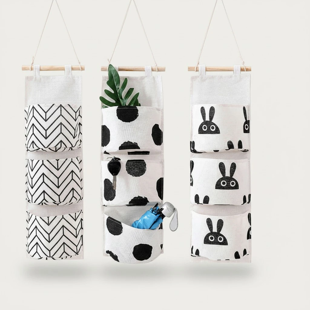Wall Hanging Storage Bag, Over The Door Organizer for Home Bedroom