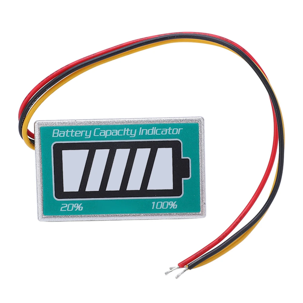 Battery Meter Voltage Tester Capacity Monitor Indicator 8-63V for Car Vehicle Boat 36V