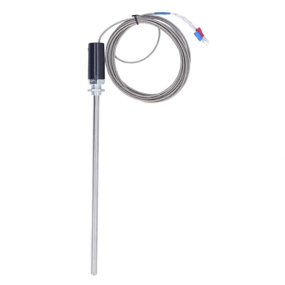 Thermocouple Sensor K Type Sturdy Durable Stainless Steel 0℃ to 400℃ Widely Used Approx 3.3yd Fireplace Thermocouple