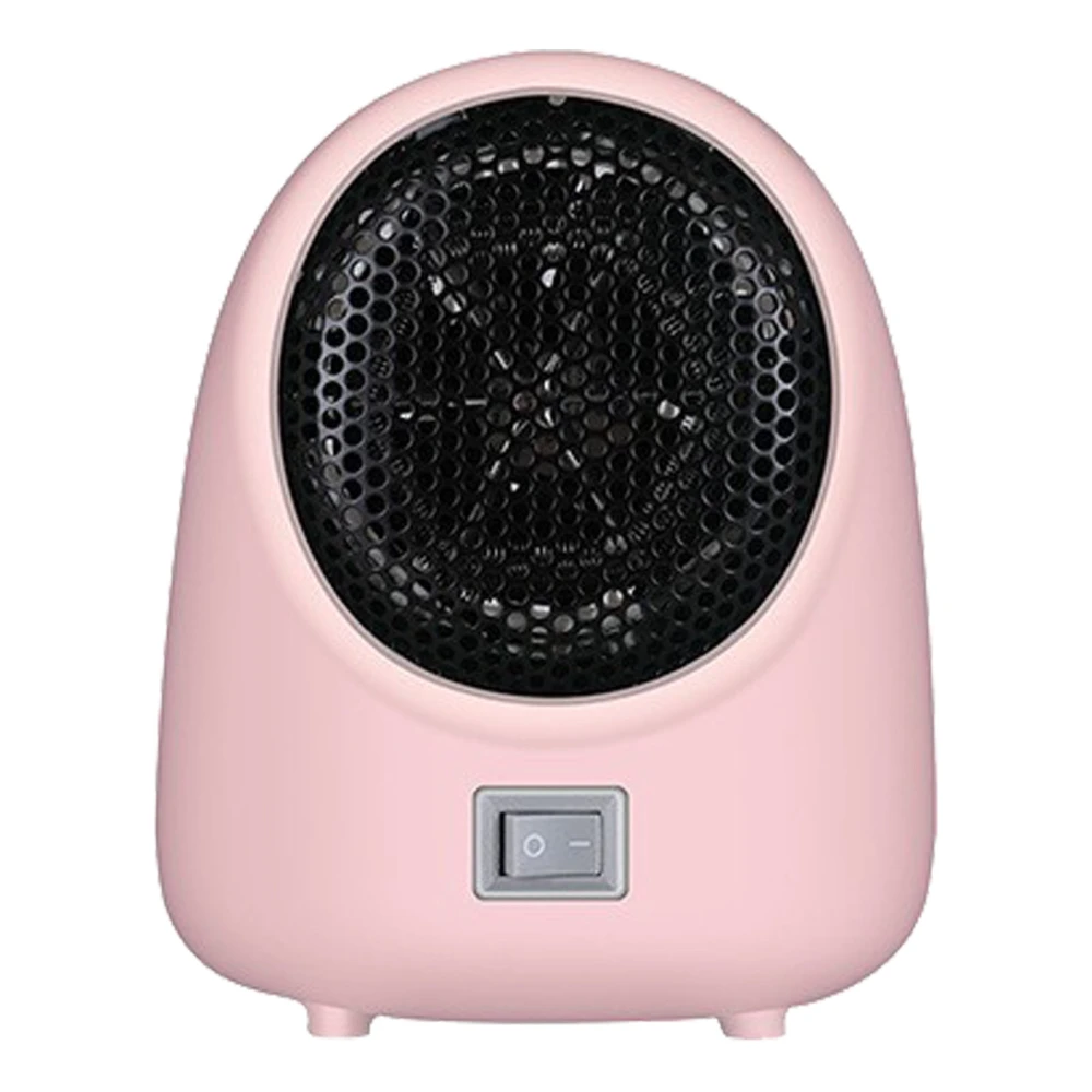 Mini Heater Fast Heating Overheating Protection Small Space Warmer for Home Table Pink EU Plug 220V