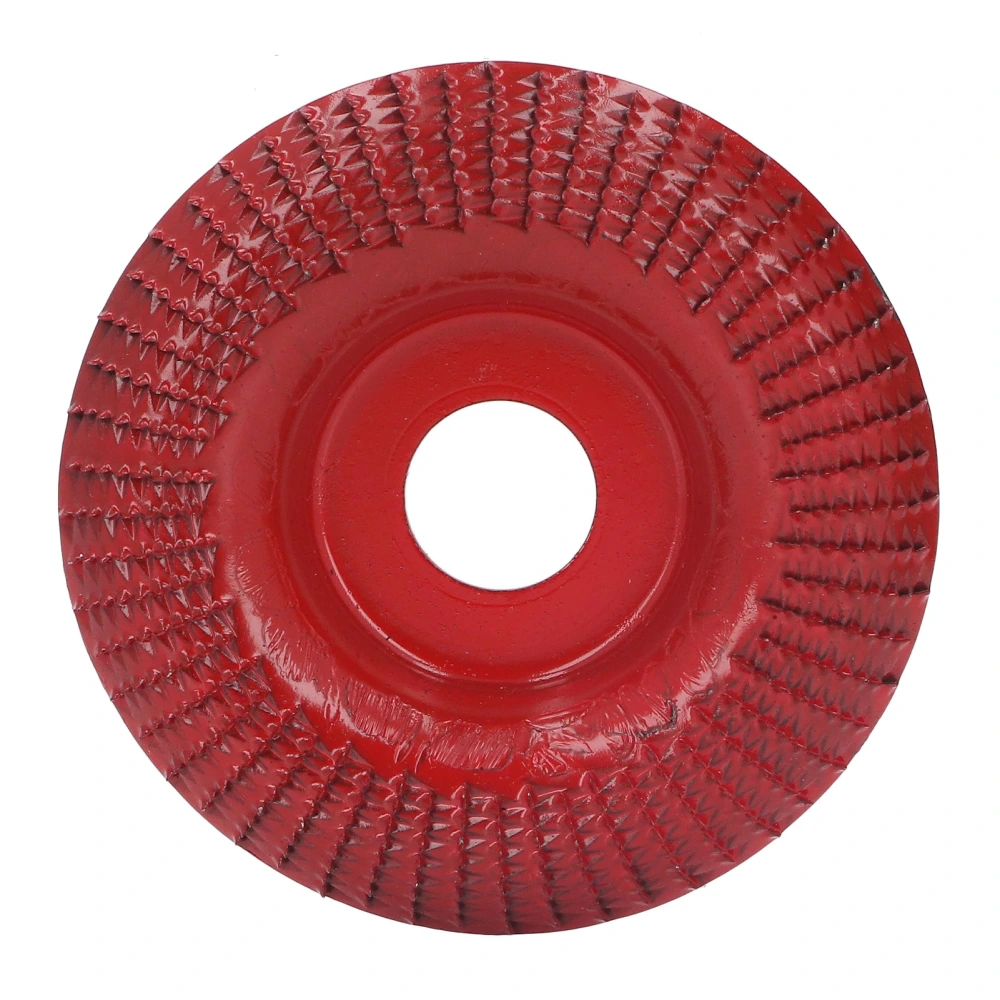 Wood Carving Disc Grinding Shaping Wheel Stainless Steel for Angle Grinders 22mm Wine Red