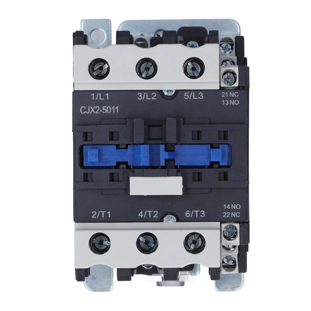 AC Contactor Flame Retardant Good Conductivity Industrial Electric Contactor for Power Distribution AC 50A