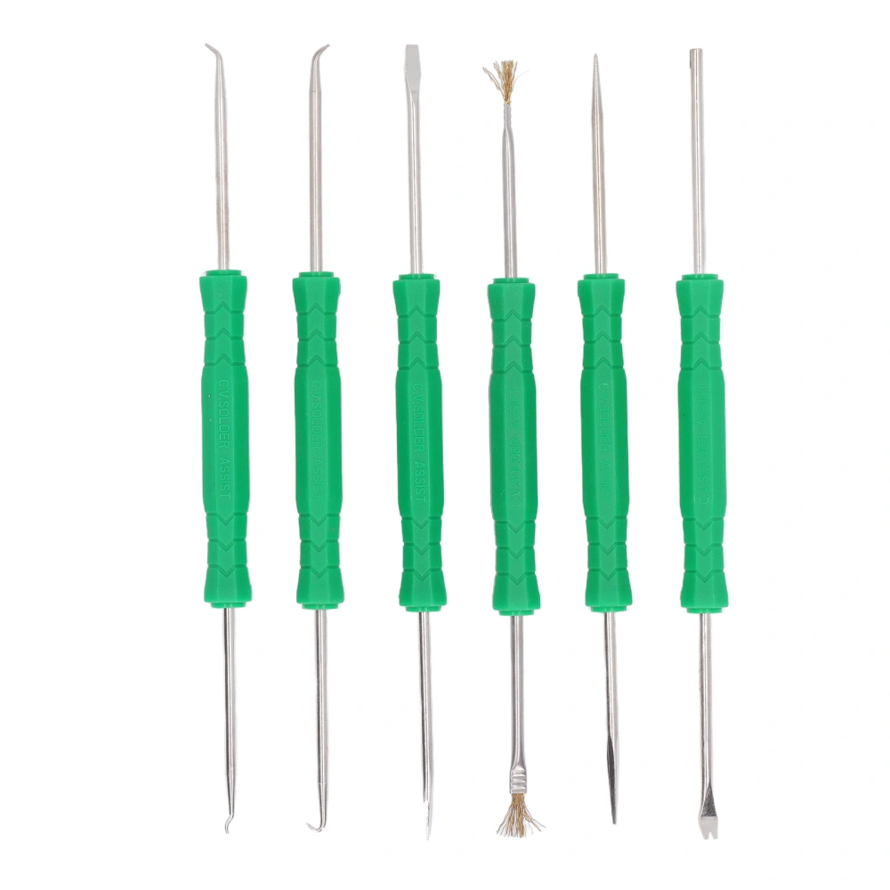 6 Pcs Set Solder Assist Tool Double Sided Hardened Tip Ergonomically Professional Welding Auxiliary Tools