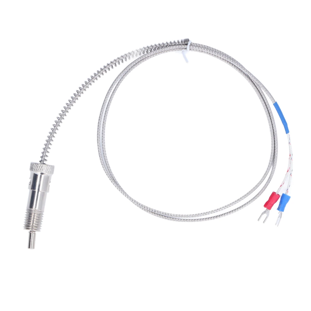 K Type Thermocouple Nickel Silicon Compression Spring Thermocouple for Temperature Sensor M12 1m