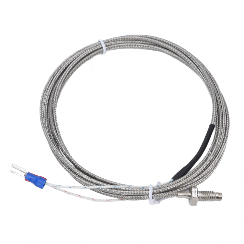 K Type Thermocouple Ground Shielded Wire Temperature Sensor Screw Probe 0‑450℃ WRNT‑01