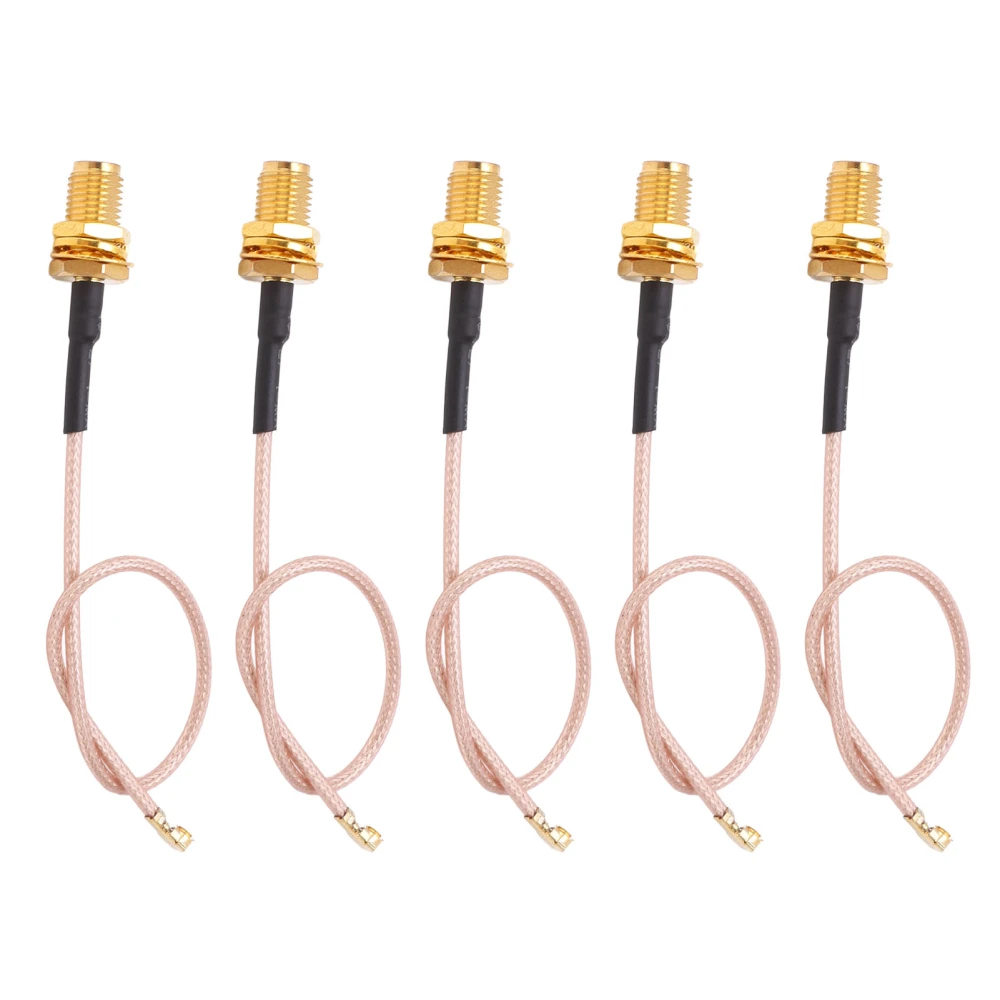 5 Pcs RF Coaxial Coax Cable SMA to IPEX RG178 Double Layer Shielding RF Coaxial Line for GPS System