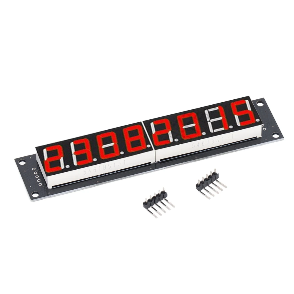 8 Digit Tube LED 7 Segment Display Module 74HC595 Drive Chip 0.56in Red Display 5V