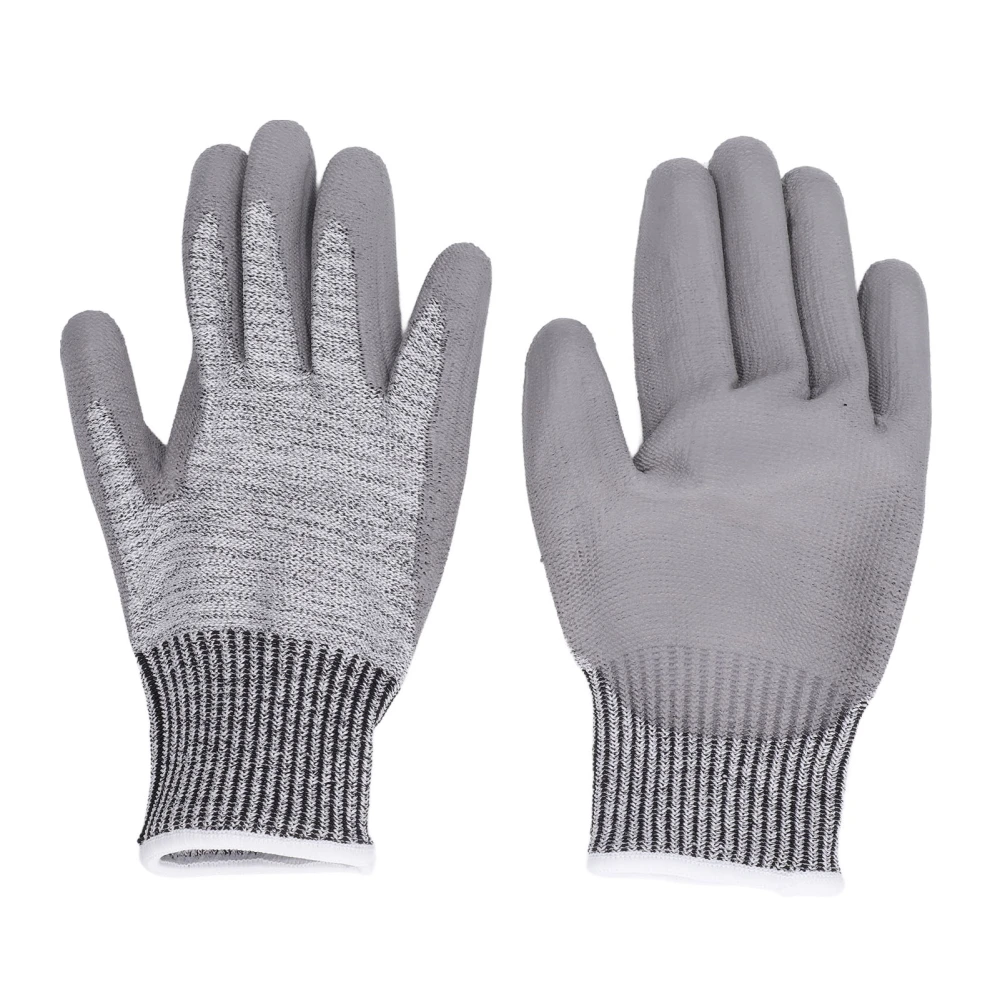 Working Gloves Level F Cut Resistant PU Coated Breathable for Maintenance Horticulture L