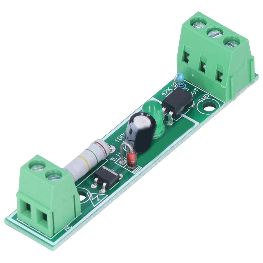 Opto Isolator Module 1 Channel Optocoupler Isolation Board Voltage Detection for PLC AC