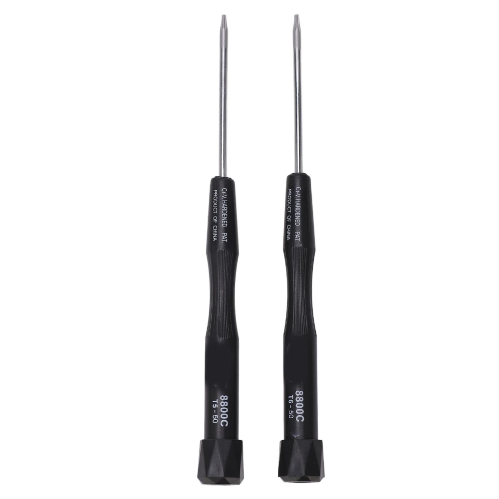 2PCS Screwdriver Kit Professional Anti Slip Handle Magnetic Screwdriver Bit for Maintenance 8800C A