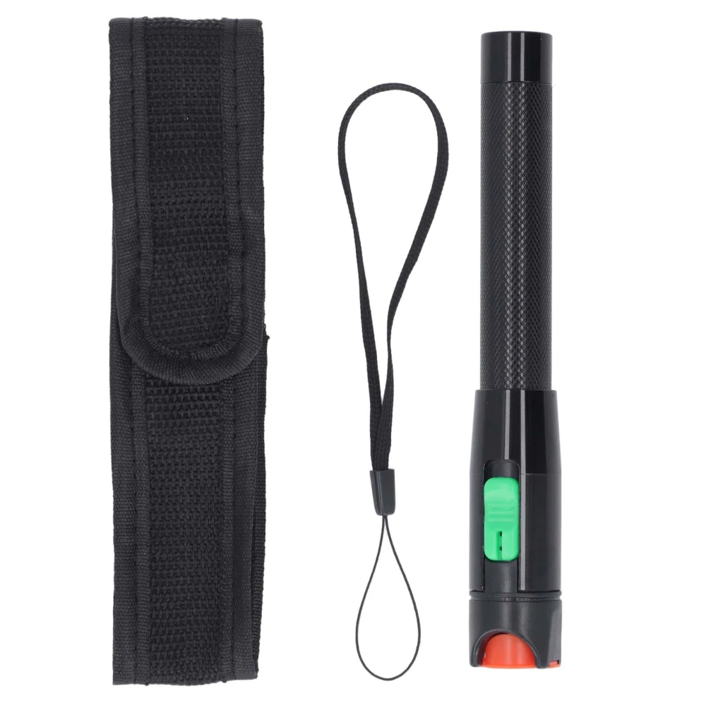 Visual Fault Locator 30MW 630nm To 670nm 2.5mm Interface Aluminum Alloy Pen Type Fiber Optic Cable Tester