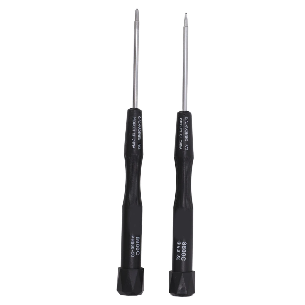 2PCS Screwdriver Kit Professional Anti Slip Handle Magnetic Screwdriver Bit for Maintenance 8800C B