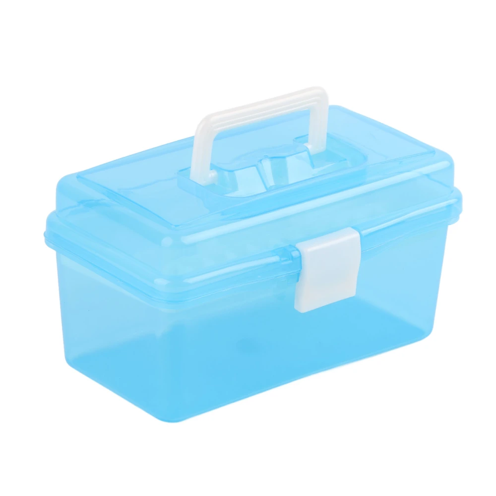 2 Layer Tool Box Portable Household Electrician Hardware Tools Storage Plastic OrganizerMini 20x11x10.5cm