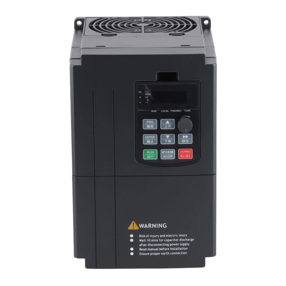 3 Phase Variable Frequency Drive PID Control Inverter Converter for Motor Water Pump 380V 7.5KW