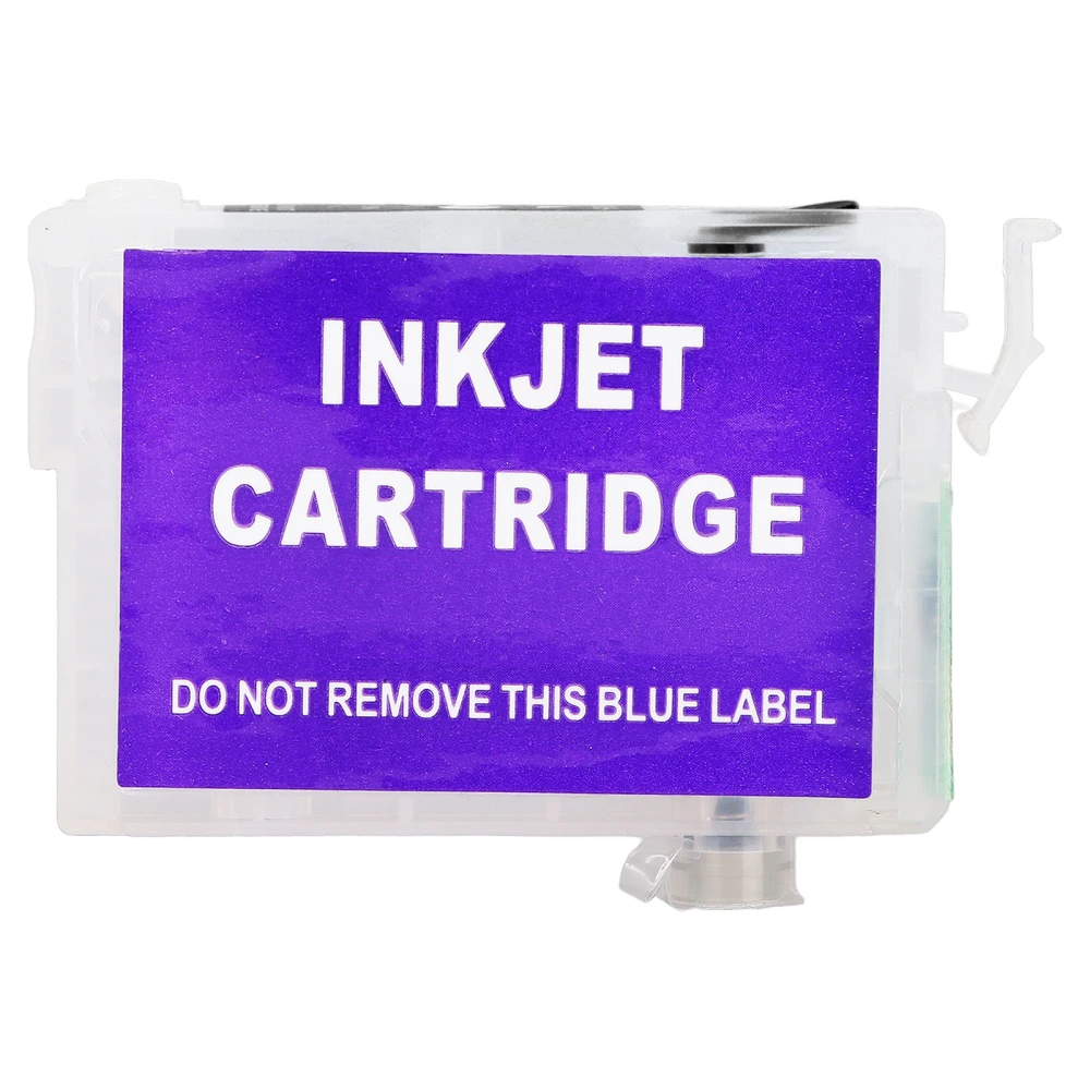 Ink Cartridge PP Refillable Cartridges Replacement Black White Color Printing for Stylus T25 TX125 TX135Black (T1351)