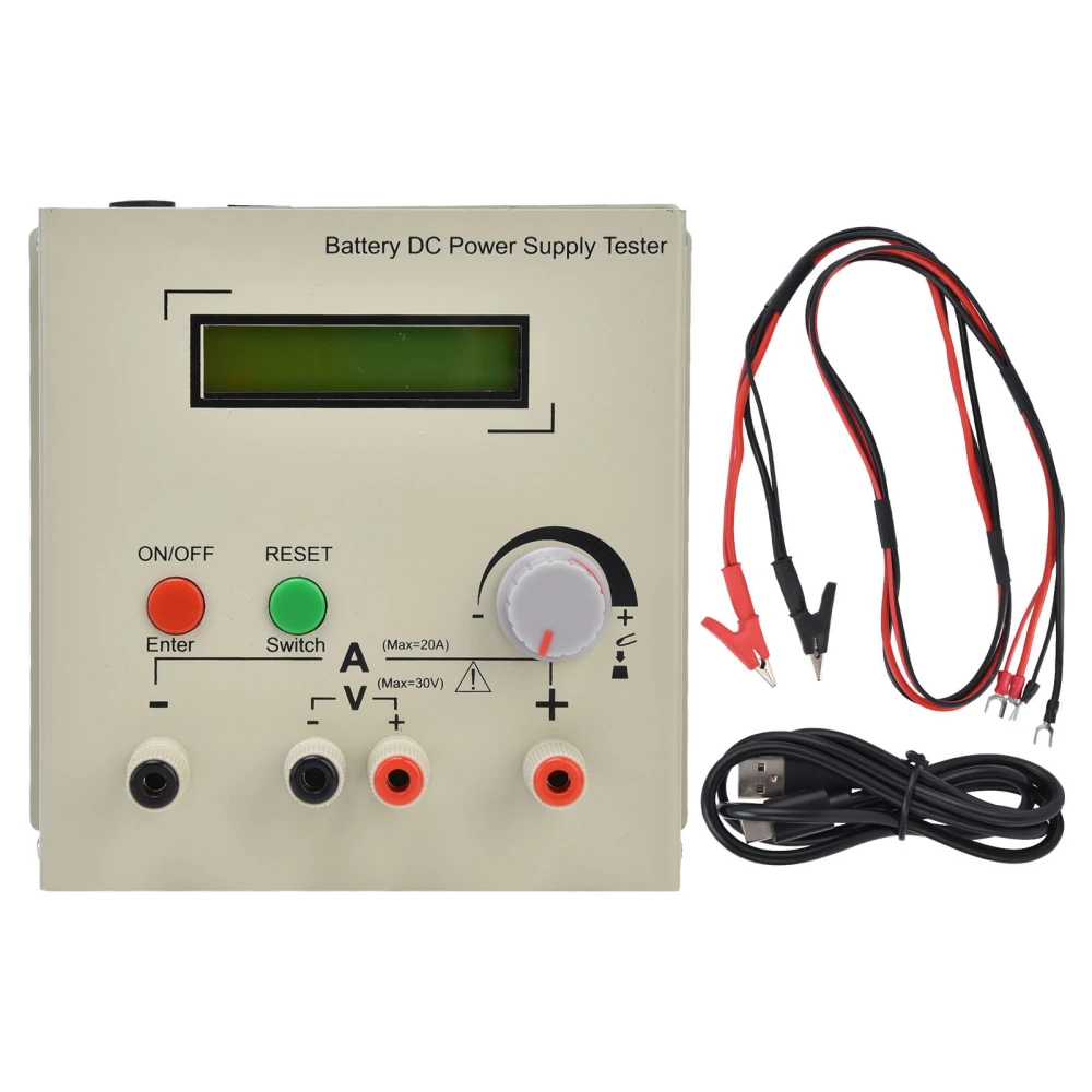 Battery Tester Battery Capacity Meter Power Supply Electronic Load Checker Digital DisplayMD250