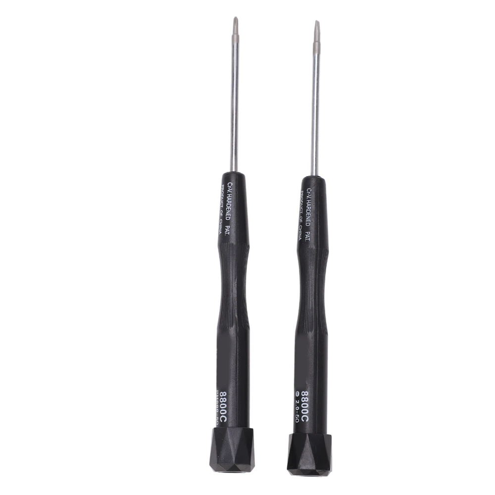 2PCS Screwdriver Kit Professional Anti Slip Handle Magnetic Screwdriver Bit for Maintenance 8800C D