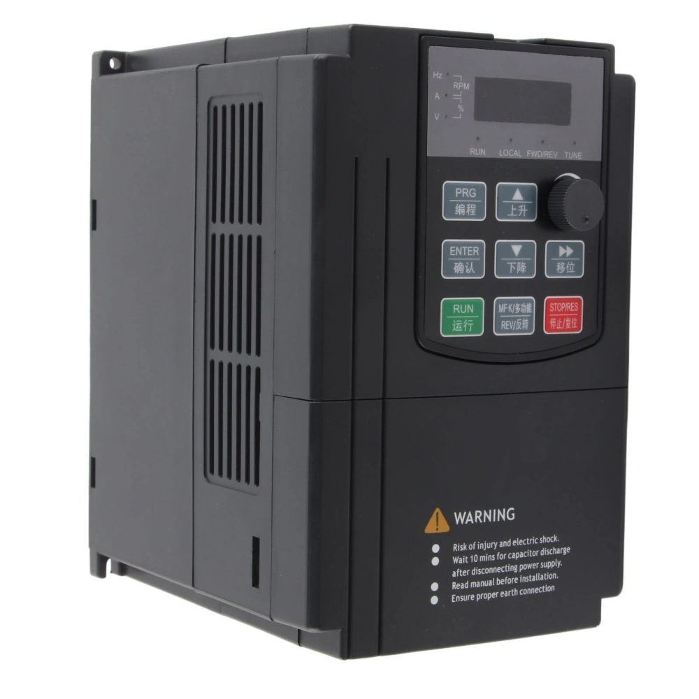 Variable Frequency Drive 3 Phase Universal Motor Speed Control Inverter Frequency Converter for Fan Water Pump AC 380V 2.2KW 3HP 4KVA 5.1A