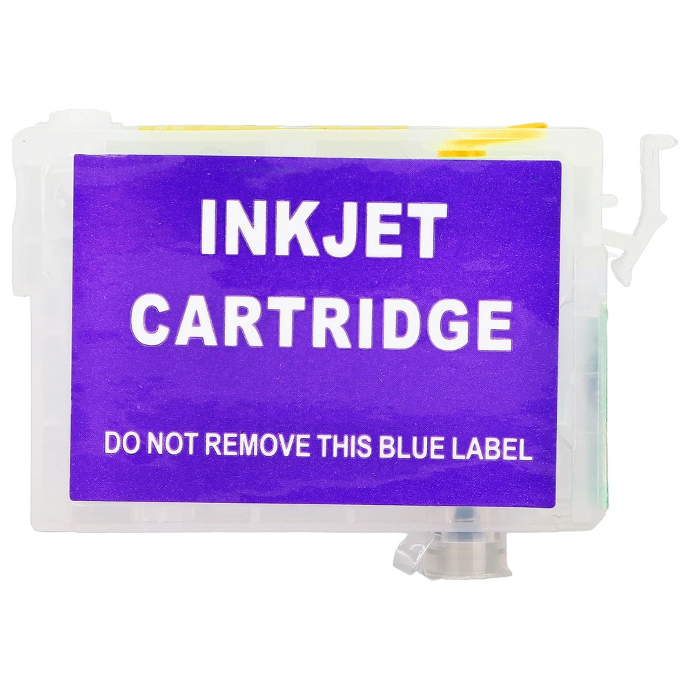 Ink Cartridge PP Refillable Cartridges Replacement Black White Color Printing for Stylus T25 TX125 TX135Yellow (T1334)