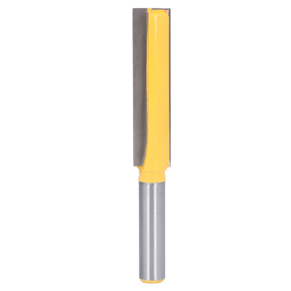 1/2in Shank Flush Trim Bit High Accuracy Shock Resistance Anti Shrinkage Design Straight Router Bit for Woodworking