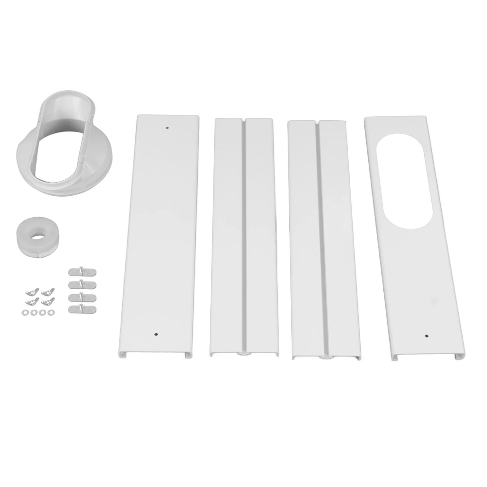 4PCS Air Condition Window Kit PVC ABS High Density Heat Resistance Portable AC Window Vent Kit